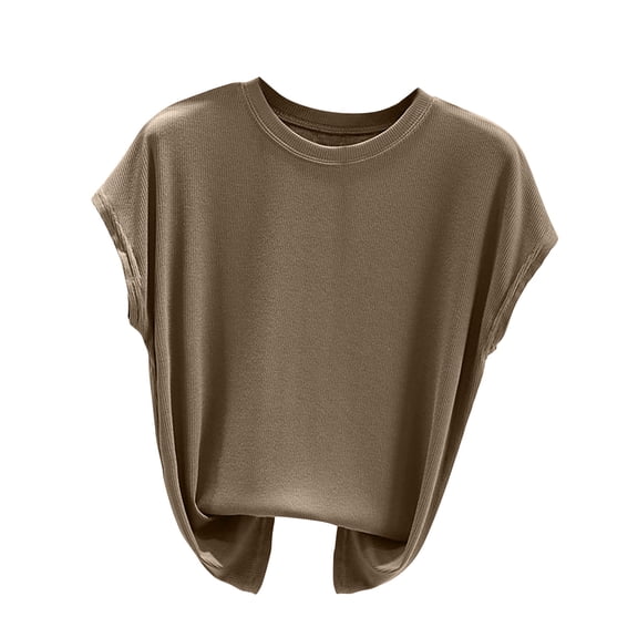 Womens Christmas 3/4 Sleeve Crew Neck T-Shirts Merry Christmas Tree Print Graphic Tee Tops