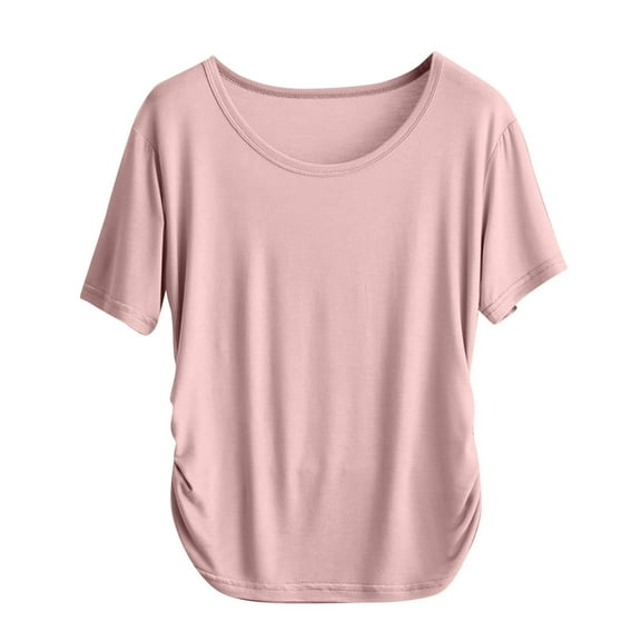 Batwing Tops for Women – Oversized Casual T-Shirt with Banded Waist