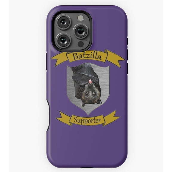 Batzilla Batzilla Supporter purple GA9382 Phone Case for iPhone 11 to 17 Pro Max