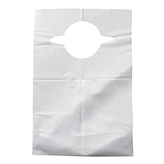 Bau Technik 30 Pack Of Crumb Catcher Disposable Dining Bibs - Soft Comfortable Disposable Bibs - Adult Size 20 x 15 Inch Bibs