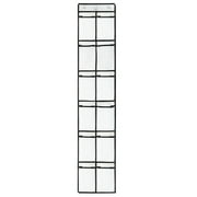 BauDung 12 Mesh Pockets Over The Door Shoe Organizer Hanging Narrow Closet Door Shoe Rack For Pantry Storage Holder White