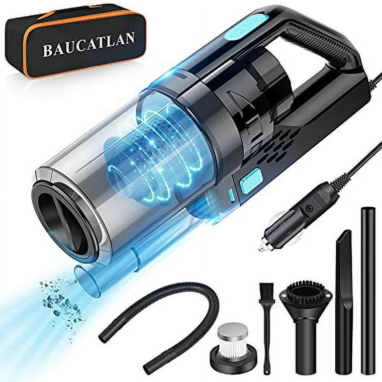 Portable Car Vacuum Cleaner High Power - 8000PA/100W/DC12V Corded Vacuum Cleaner Handheld Vacuum with Attachments Car Cleaning Kit - 16.4 ft Car