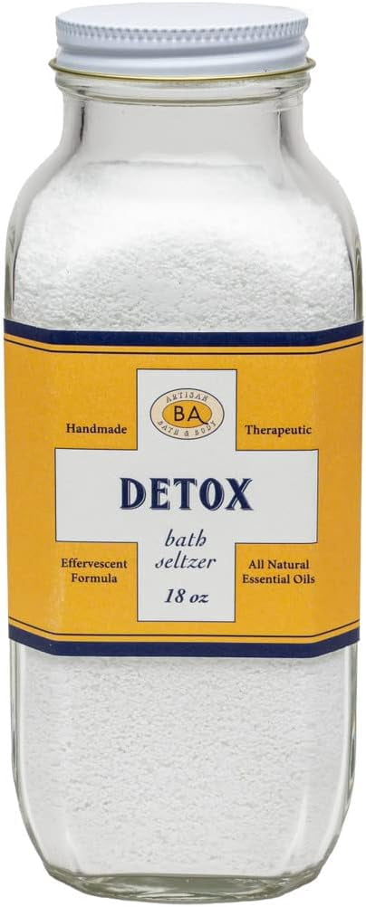 Baudelaire Detox Bath Seltzer 18 oz Effervescent Bath Soak Relaxation Formula
