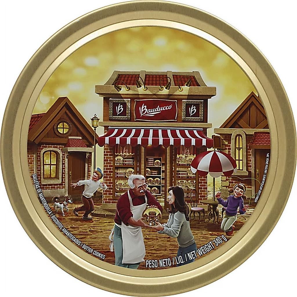 Bauducco Butter Cookies Tin 12 oz