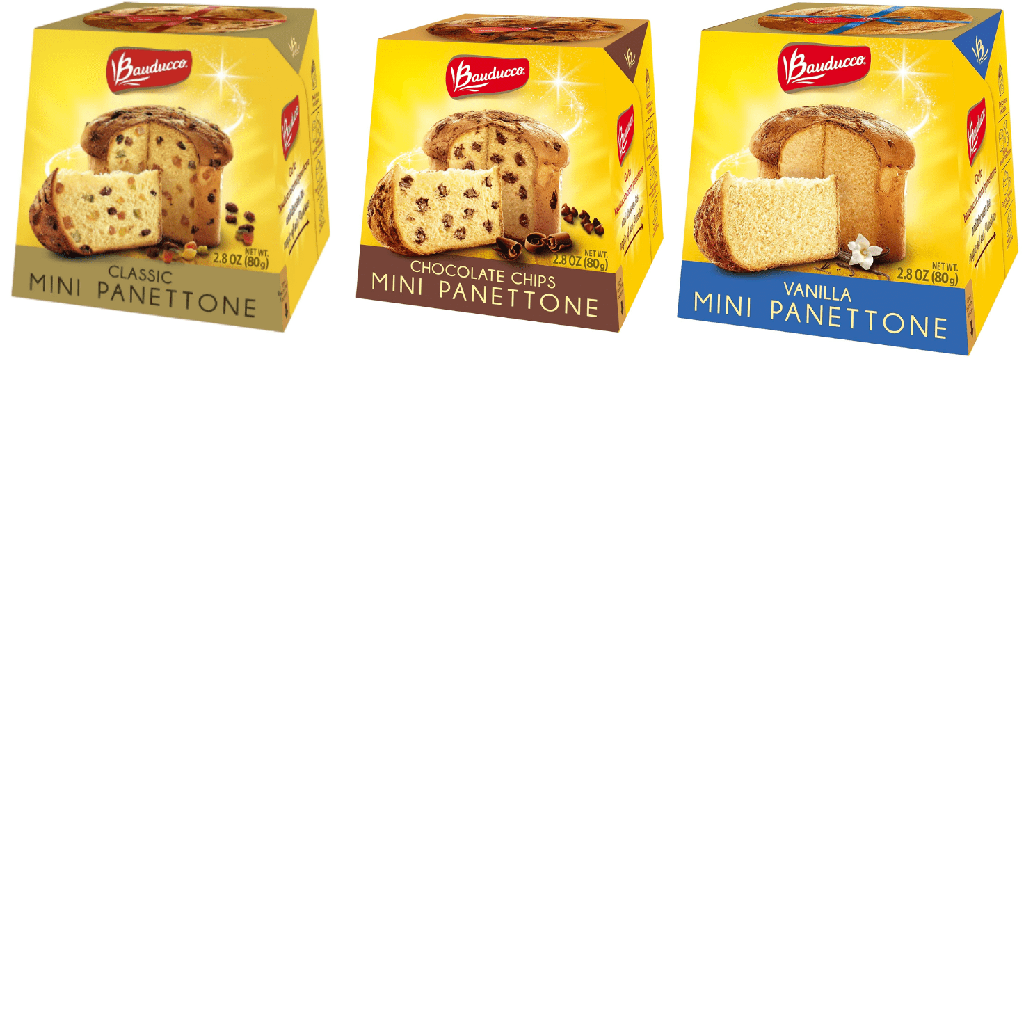 Bauducco Foods Mini Panettone With Chocolate Chips And M Ms 4.4 Oz