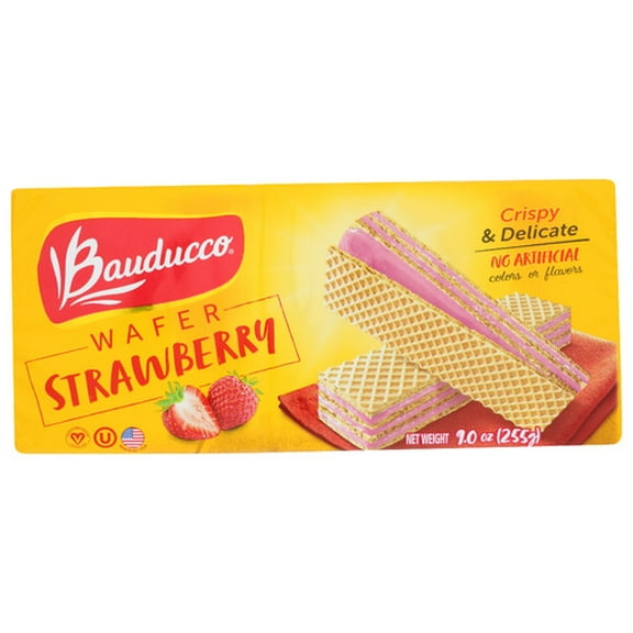 Bauducco Strawberry Wafers 9 oz (Pack of 14)