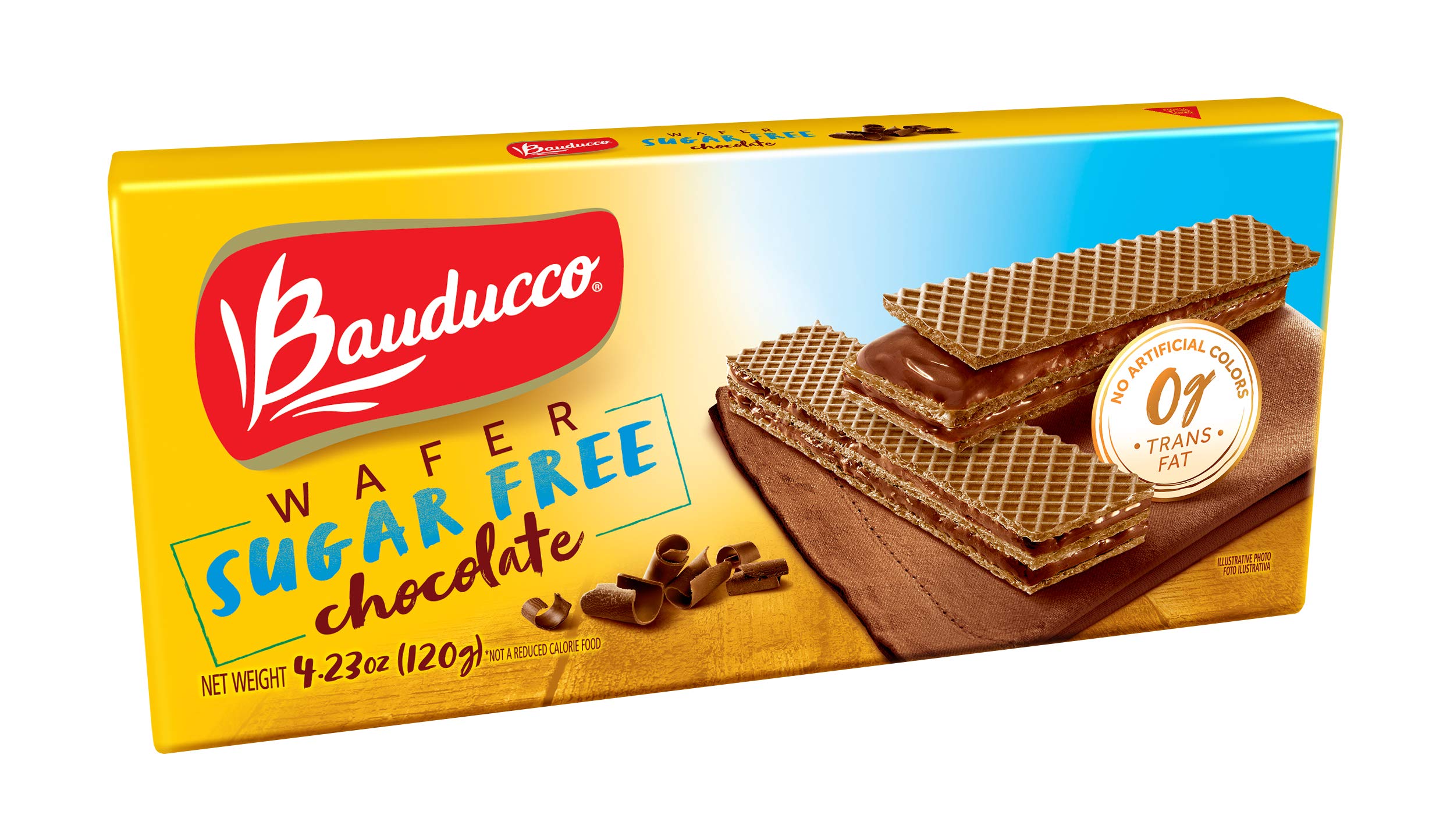 Bauducco Wafer Cookies Enriched with Chocolate Sugar Free Delicious