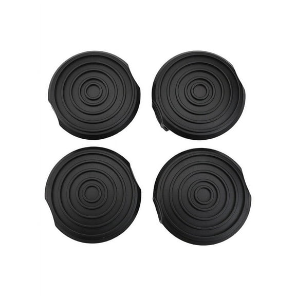 Bauer 20115E-B Electric String Trimmer Replacement Spool And Cover Kit - 4 Pack Nylon Line Spools For 5.5Amp 15In Corded Trimmer Black Blue Cover×4