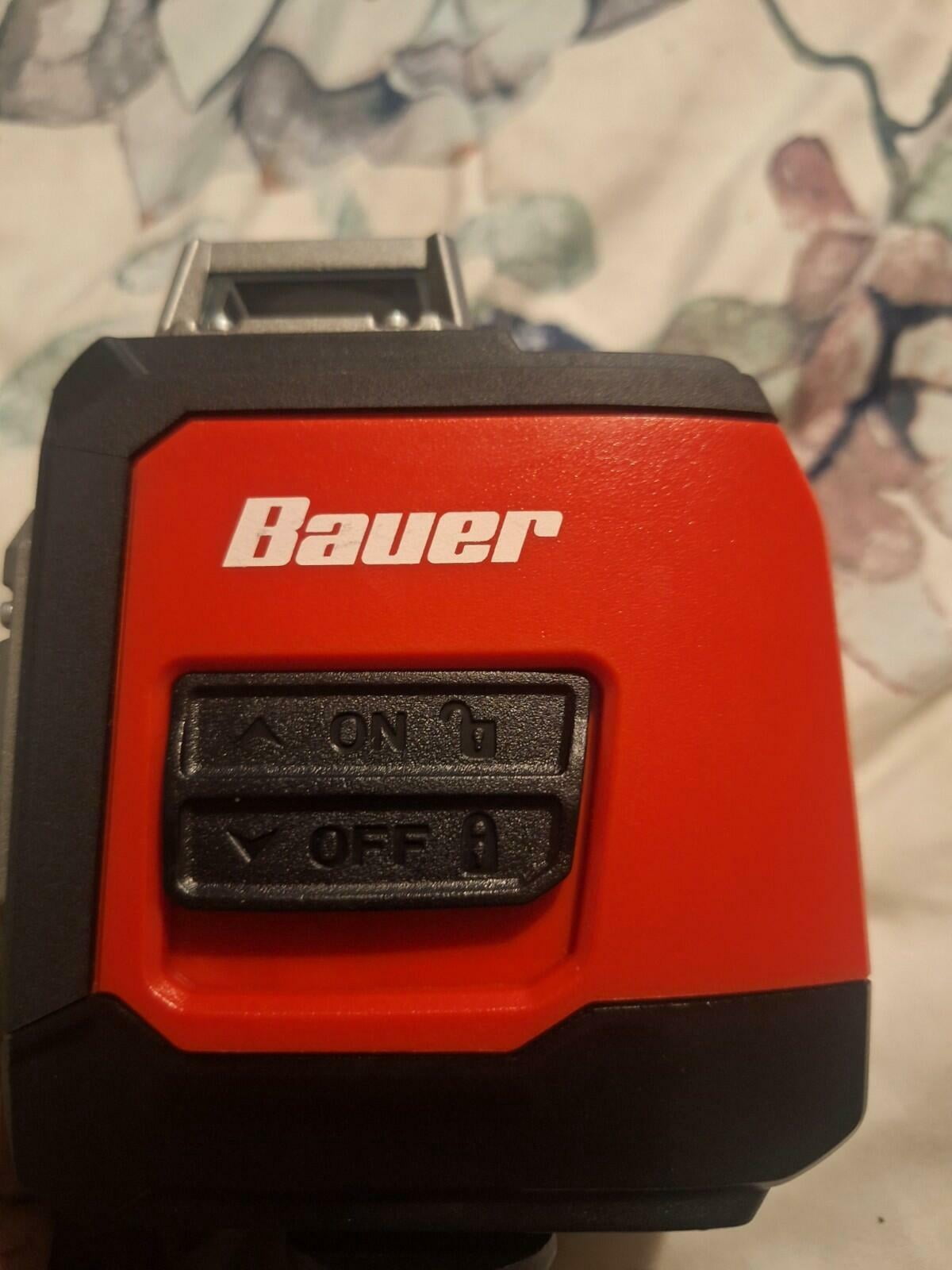 Bauer 20202l-B 50ft Self-Leveling 360 Degree Horizontal Cross-Line Laser Level -