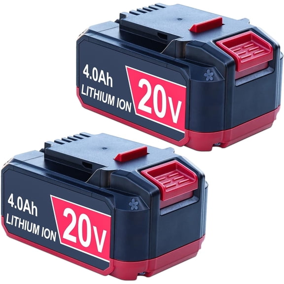 BOTKK 2Packs Battery Replacement for Bauer 20V 4.0Ah Capacity Replacement Battery for Bauer 20V 2Packs