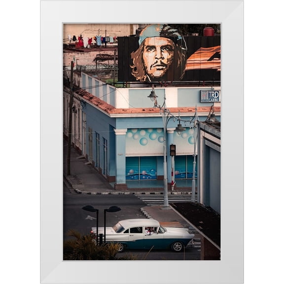 Bauer, Andreas 11x14 White Modern Wood Framed Museum Art Print Titled - Che