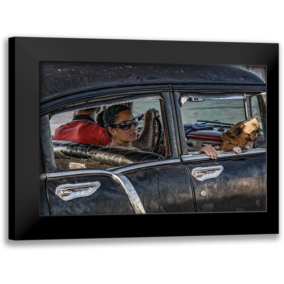 Bauer, Andreas 14x11 Black Modern Framed Museum Art Print Titled - Malecon