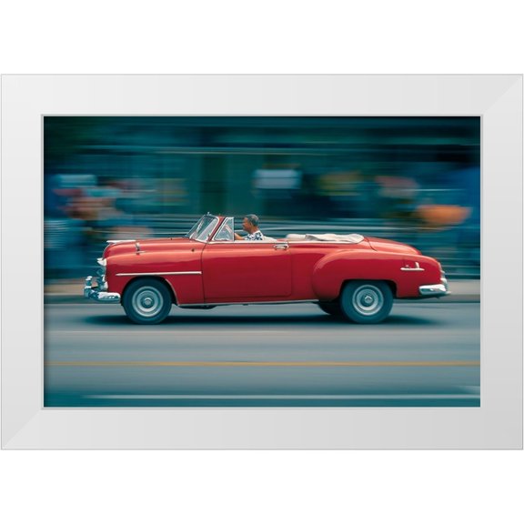 Bauer, Andreas 14x11 White Modern Wood Framed Museum Art Print Titled - Driving Fast