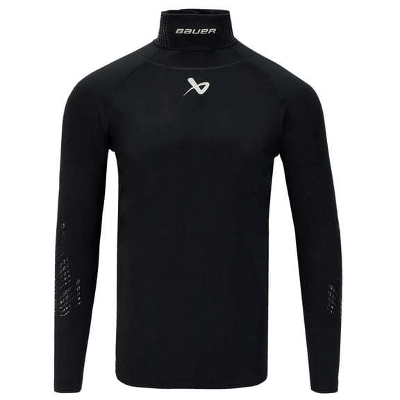 Bauer Hockey Long Sleeve Neck Protect Shirt, Youth