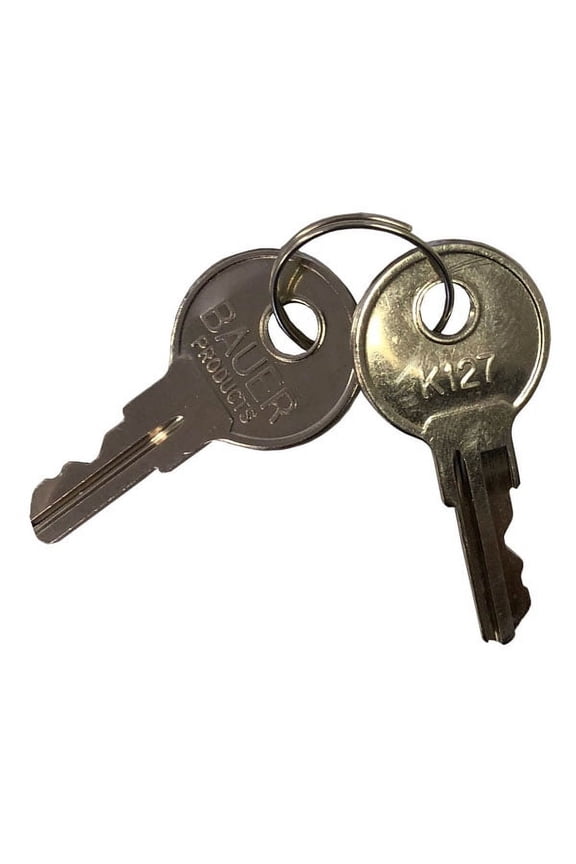 K127 Replacement Keys for T-Handles, Camper Toppers, Camper Shells and Truck Caps - Set of Two