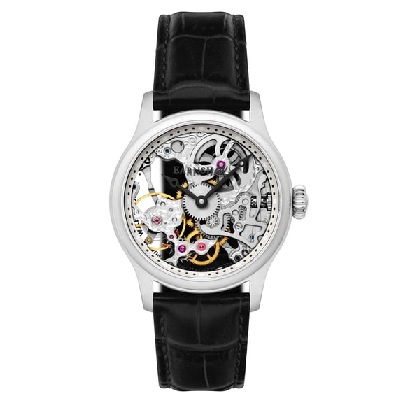 Bauer Mechanical Skeleton Silvered Steel