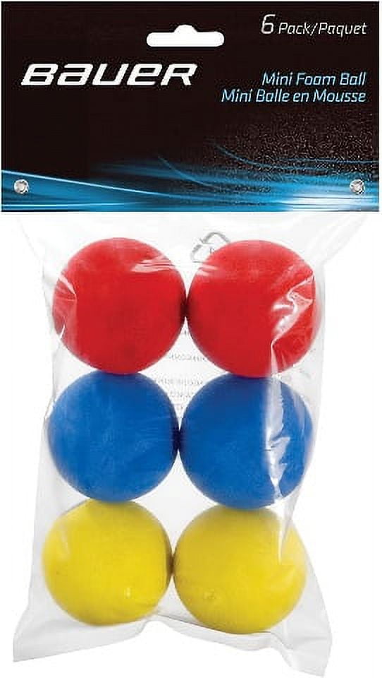 Bauer Mini Foam Hockey Balls 6 Pack