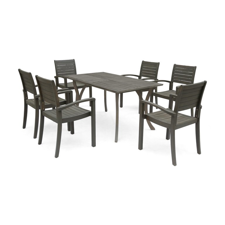 Harmony dining table and 2025 6 chairs by keter