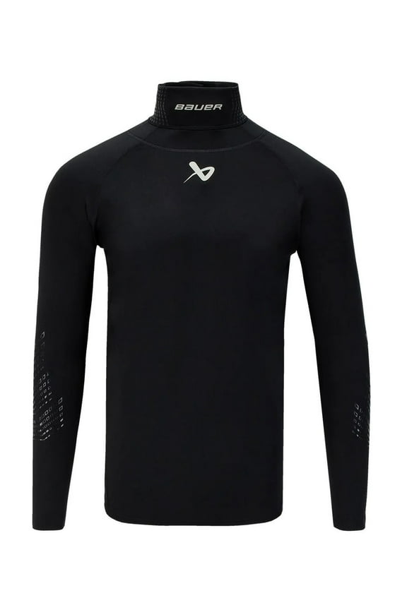 S22 Hockey Long Sleeve Neck Protect ADULT Shirt, Integrated Neck Guard