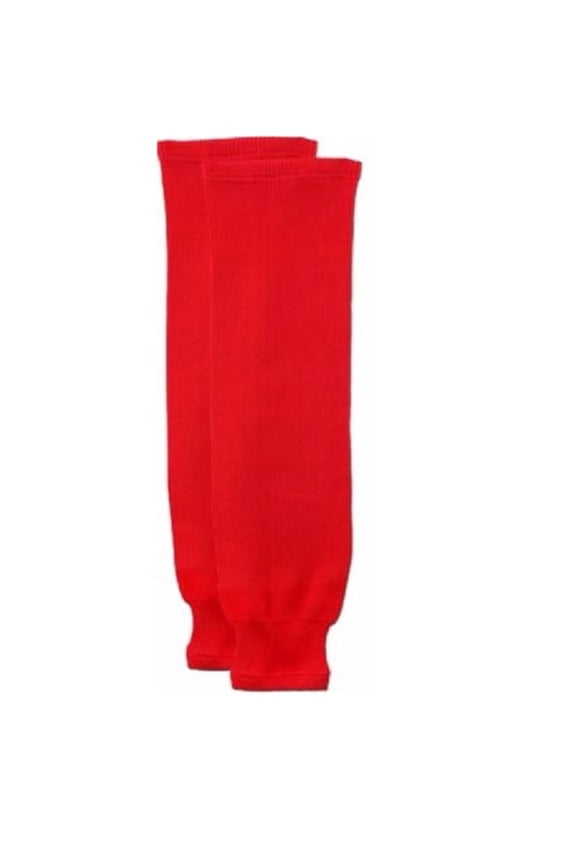 Senior Core Practice Hockey Socks, Red, S-M