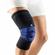 BAUERFEIND - GenuTrain - Knee Support - Targeted Support for Pain Relief and Stabilization of the Knee, Provides Relief of Weak, Swollen, and Injured Knees- Black Size 1