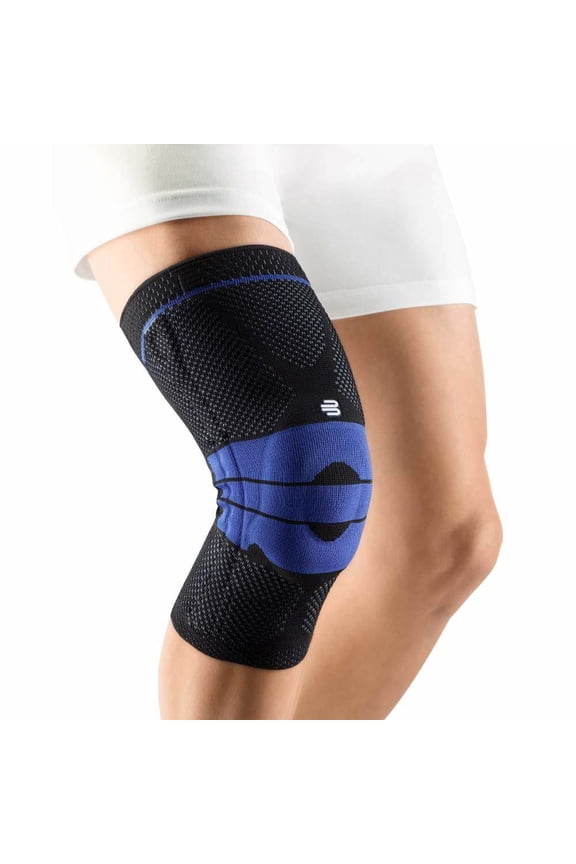 - GenuTrain - Knee Support - Targeted Support for Pain Relief and Stabilization of the Knee, Provides Relief of Weak, Swollen, and Injured Knees- Black Size 1