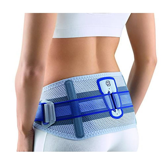 Bauerfeind - SacroLoc - Back Support - Pain Relief and Back Support from Sitting or Standing Too Long, Helps Stabilize & Relieve Pressure in The Sacroiliac Joints - Titanium, Size 7