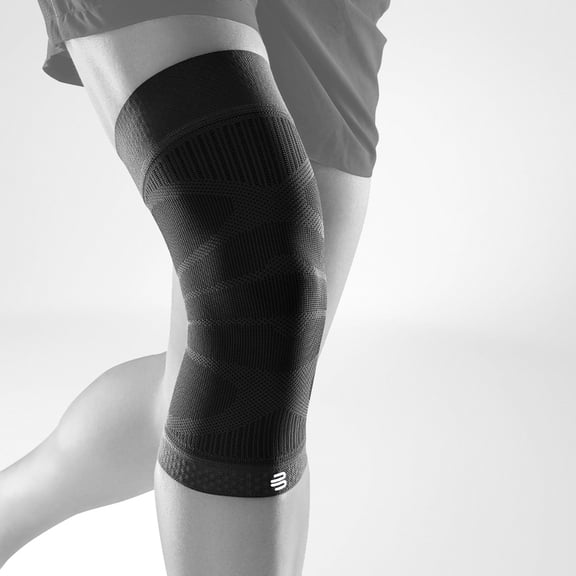 Bauerfeind Sports Compression Knee Support - Breathable Stabilizer for Running, Knee Injuries & Swelling