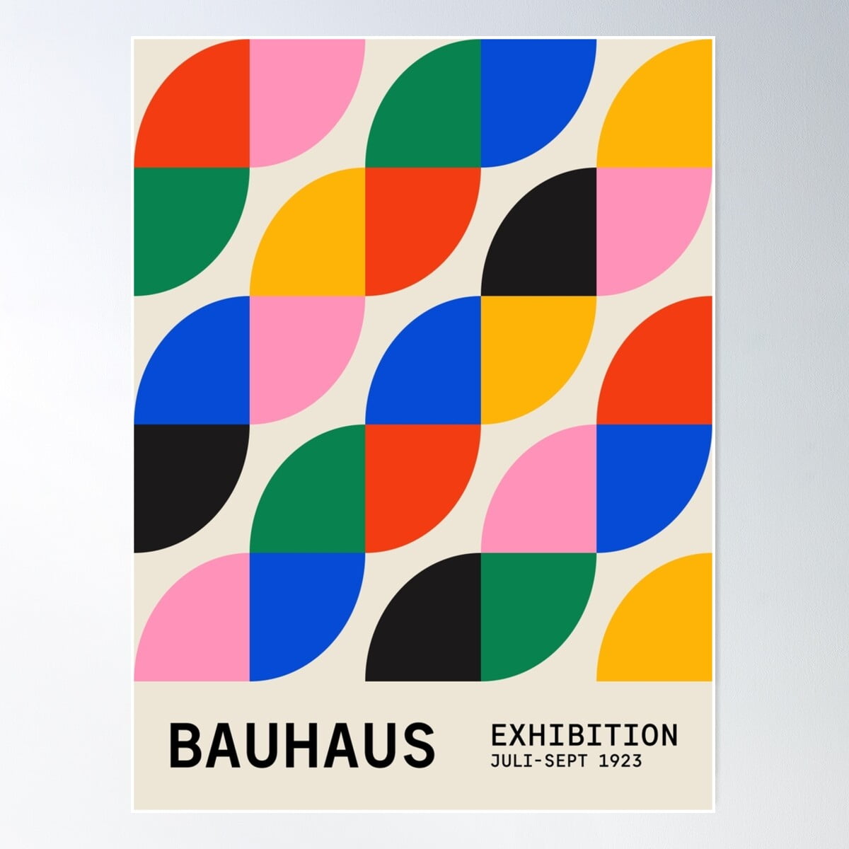 Bauhaus 04: Exhibition 1923 | Mid Century Series Poster Wall Art ...