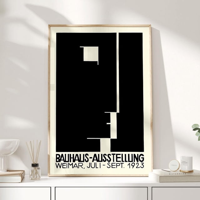 Bauhaus 2 Poster Bauhaus Bauhaus Print Berlin Bauhaus Wall Art Black ...