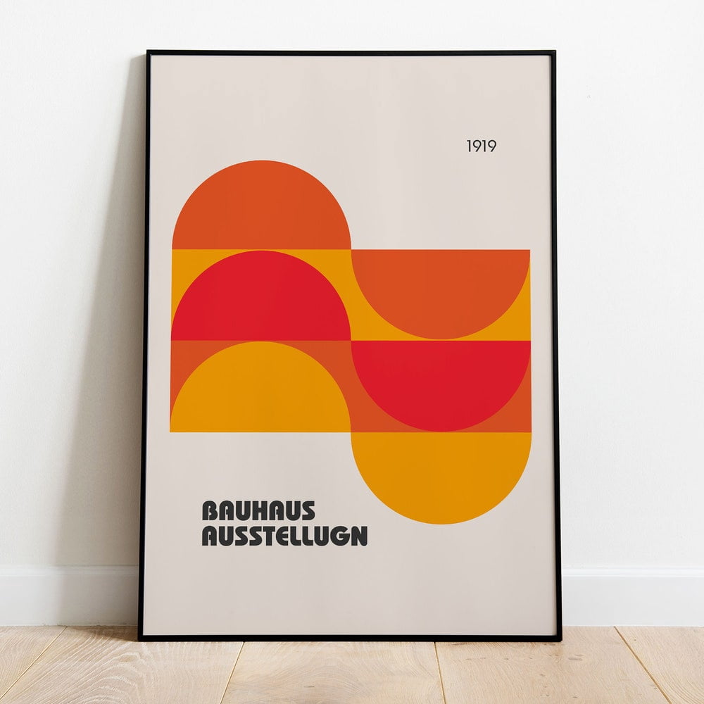 Bauhaus Art Print, Modern Art Print, Retro Art Print, Bauhaus Jpg ...