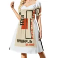 thumbnail image 1 of Bauhaus Exhibition Poster 1920s Exhibition Sleeveless Dress evening dress woman prom dress, 1 of 4