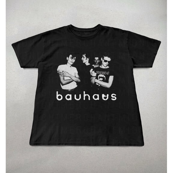 Bauhaus T-shirt, Unisex shirts, 90s band tees, Retro Graphic tees, Goth band tee, gothic s