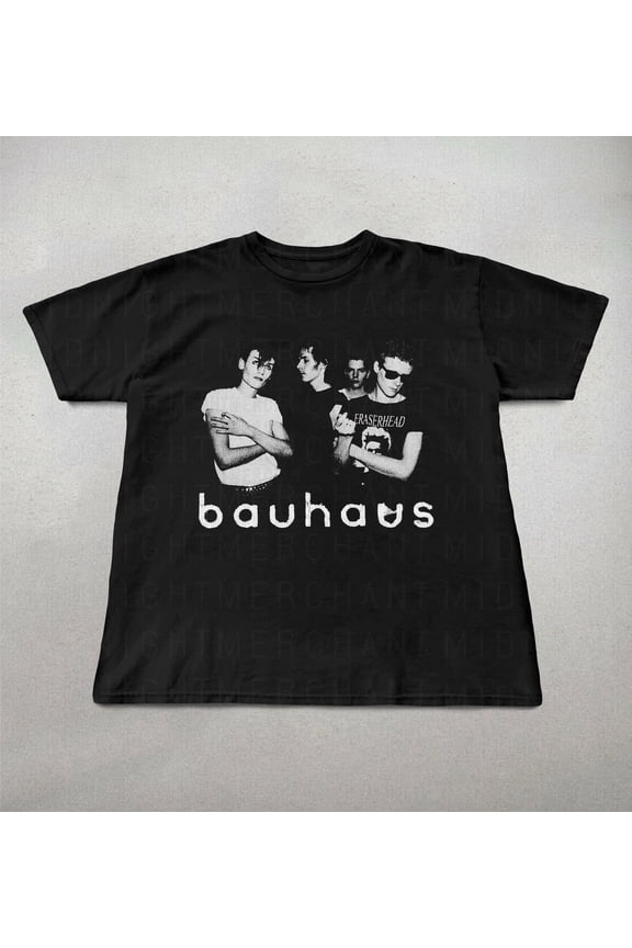 Bauhaus T-shirt, Unisex shirts, 90s band tees, Retro Graphic tees, Goth band tee, gothic s