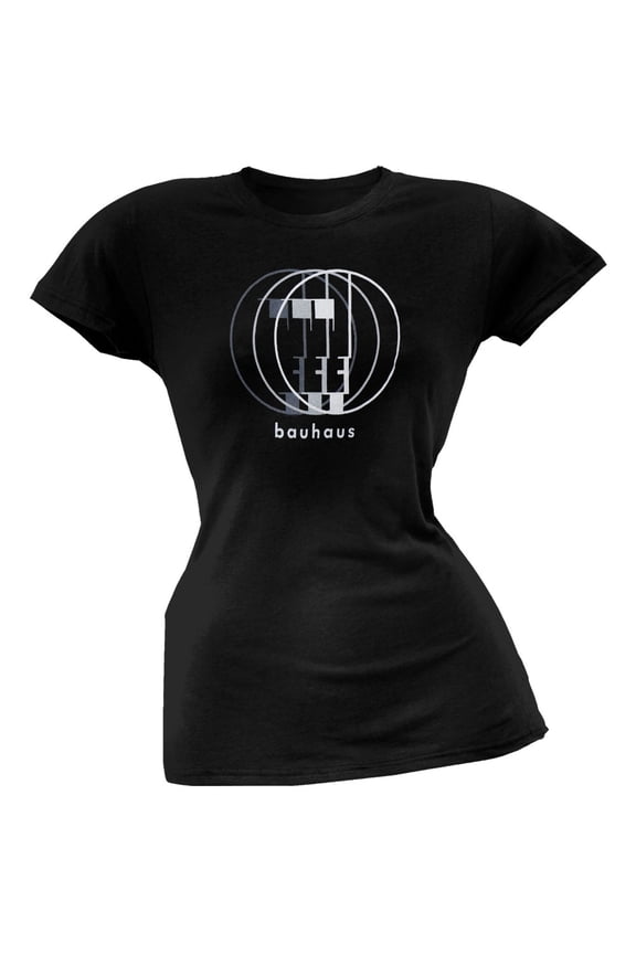 Women's Juniors Gray Scale Short Sleeve T Shirt