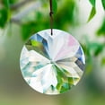 thumbnail image 1 of Bauhinia Hanging Faceted Crystals Large Window Prisms Suncatcher Ornament Rainbow Maker Chandelier Crystal Pendant(85mm,Round), 1 of 16