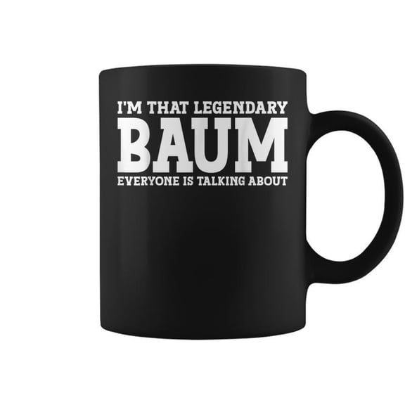 Baum Surname Team Family Last Name Baum Coffee Mugs