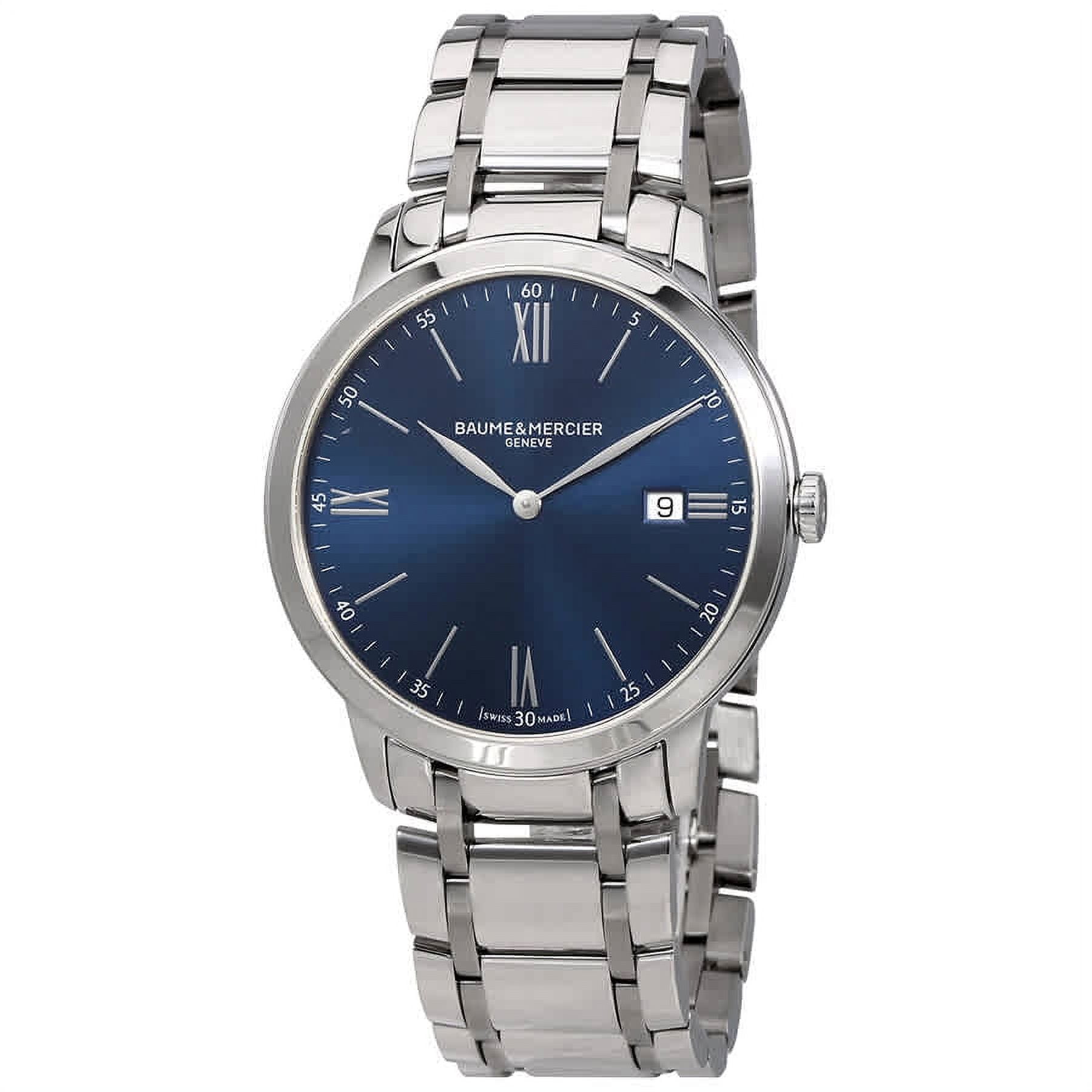 Baume mercier blue dial discount
