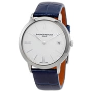 Baume & Mercier Classima Quartz White Dial Leather Strap Womens Watch 10355