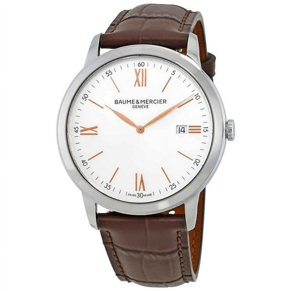 Baume & Mercier Classima Silver Dial 42mm Mens Watch 10415