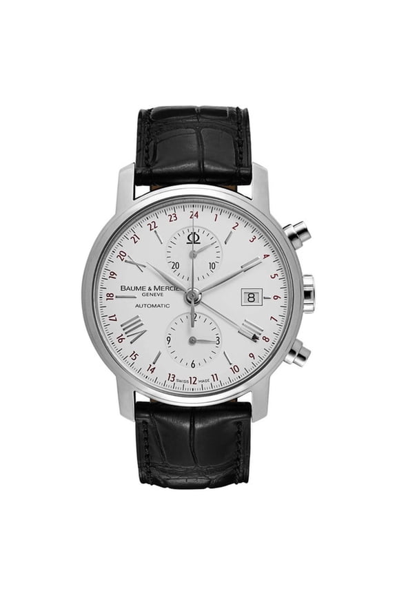 Baume et Mercier Classima Executives Men's White Dial Automatic Watch MOA08851