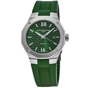 Baume & Mercier Riviera Automatic Green Dial Rubber Strap Mens Watch 10618