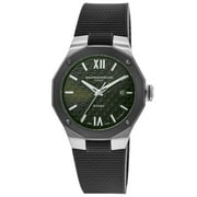 Baume & Mercier Riviera Automatic Green Dial Rubber Strap Mens Watch 10763