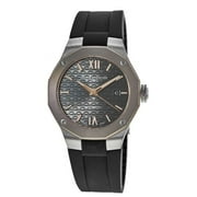 Baume Mercier Riviera Mens Automatic Grey Dial Rubber Watch M0A10660