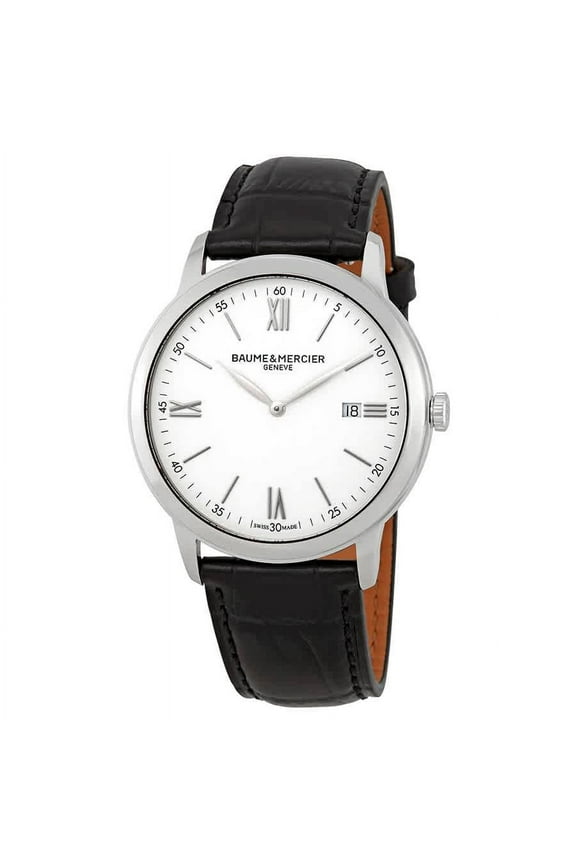 Baume et Mercier Classima Quartz White Dial Men's Watch M0A10414