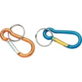 thumbnail image 1 of Baumgartens 2" Carabiner Key Ring - Aluminum - 1 Each - Assorted | Bundle of 5, 1 of 2
