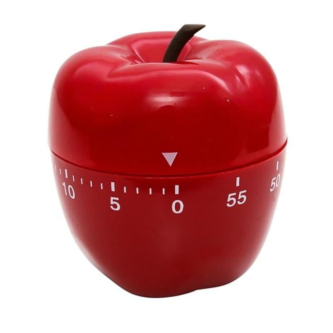 Red Apple-Shaped All-Purpose Timer Pack of 3