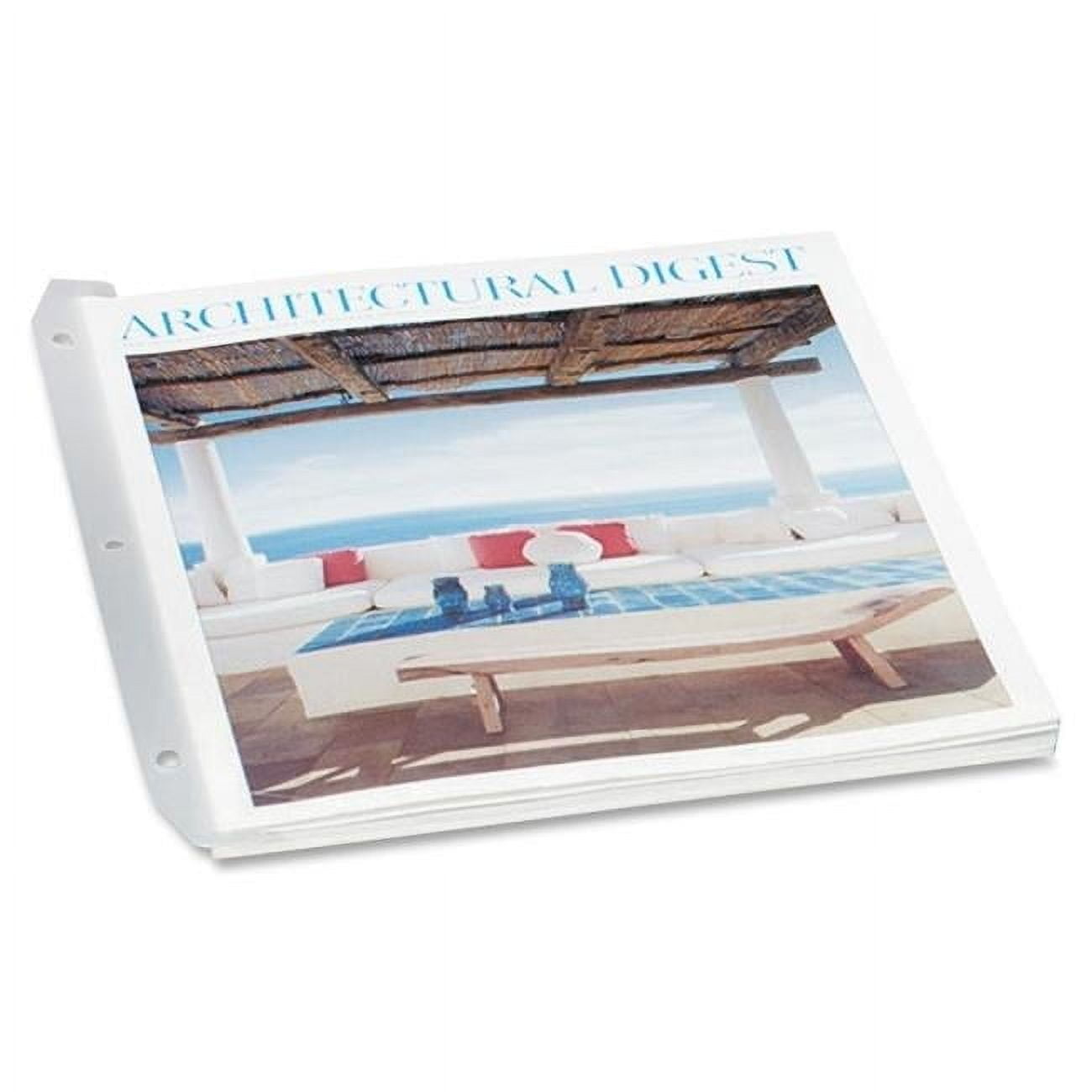 Baumgartens BAUJT9000 Ring Magazine & Catalog Organizer Strips, Clear