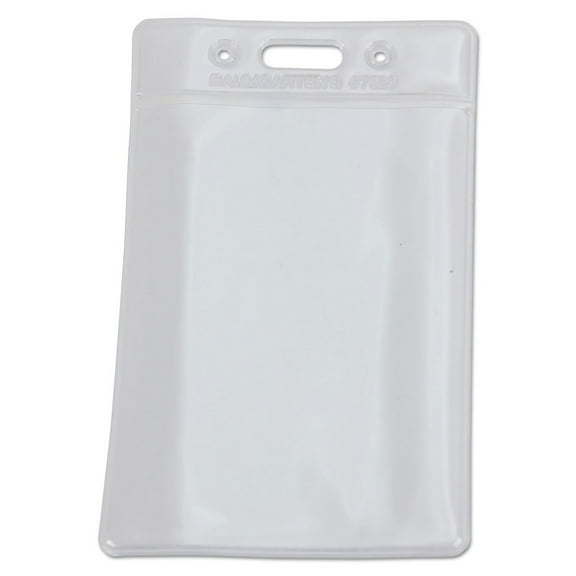 Baumgartens Badge Holder Vertical 12pk, Clear