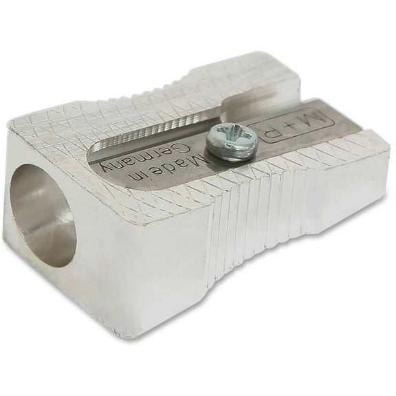 Baumgartens Compact Pencil Sharpener, Silver